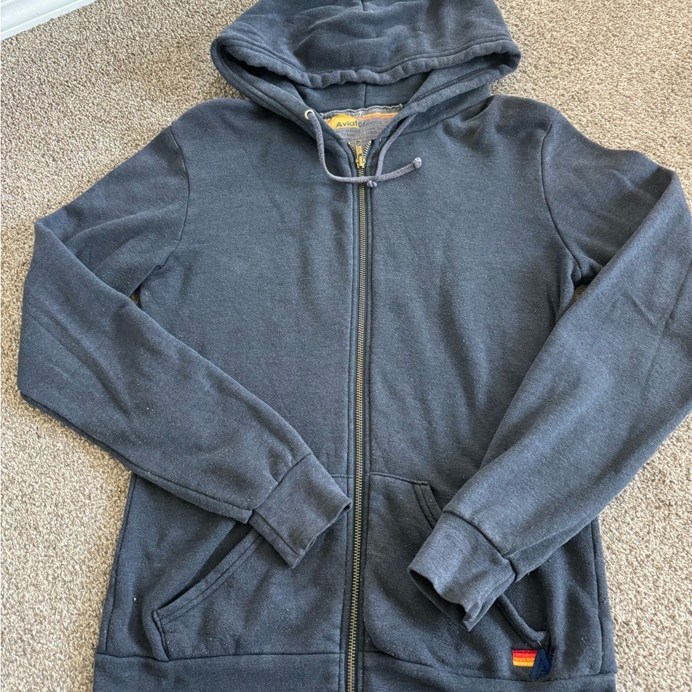 Aviator Nation Dark Gray Hoodie